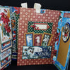 Merry & Bright Gatefold Photo Album / Memory Book, Handmade Keepsake Book